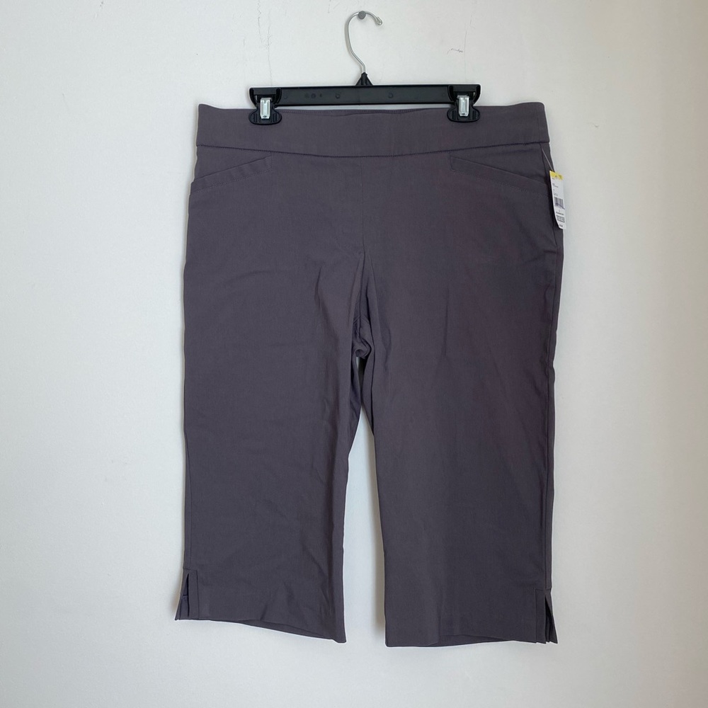 NWT LAURA SCOTT CROPPED WORK PANTS